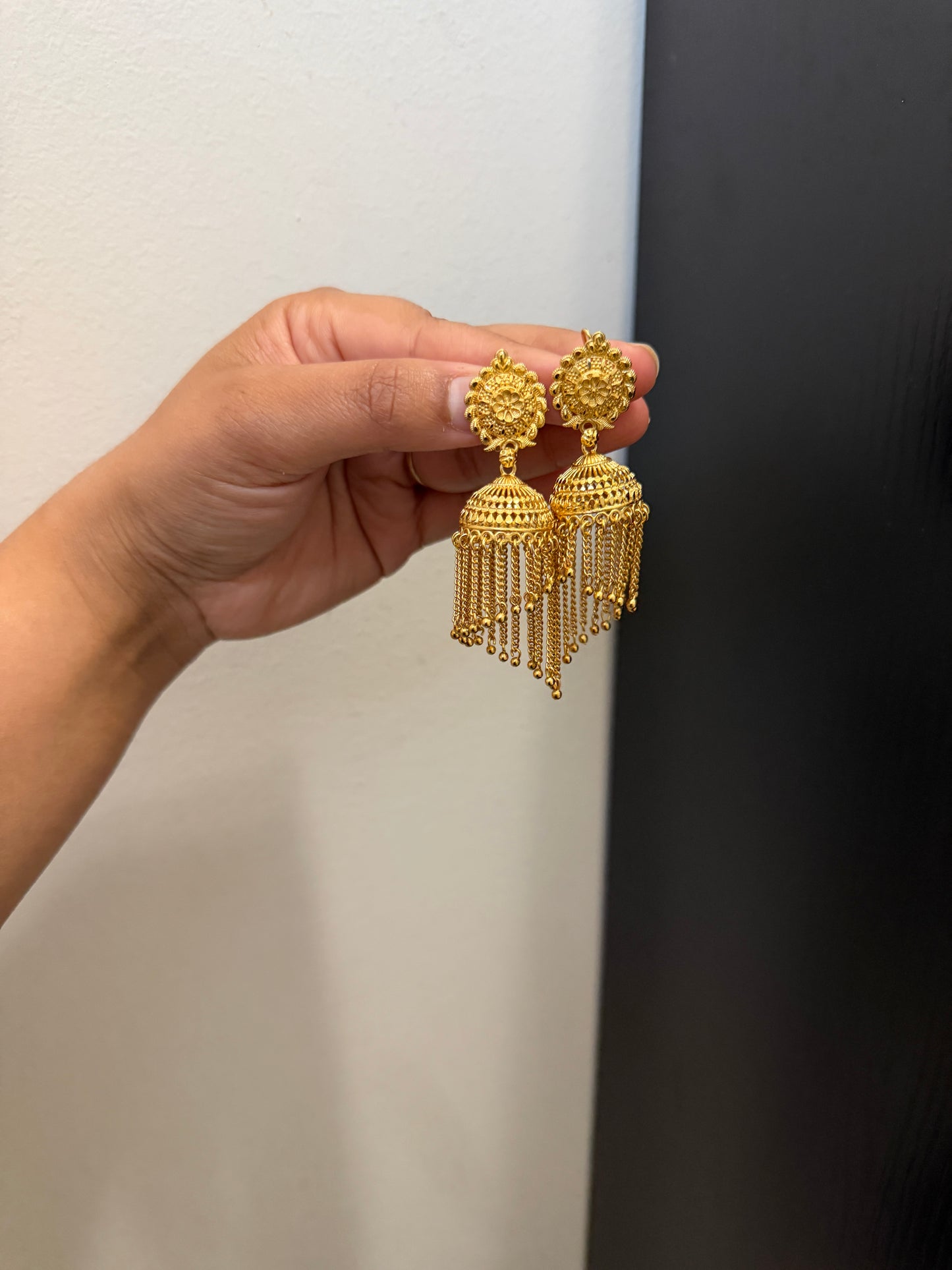 Karman Gold Look Jhumki