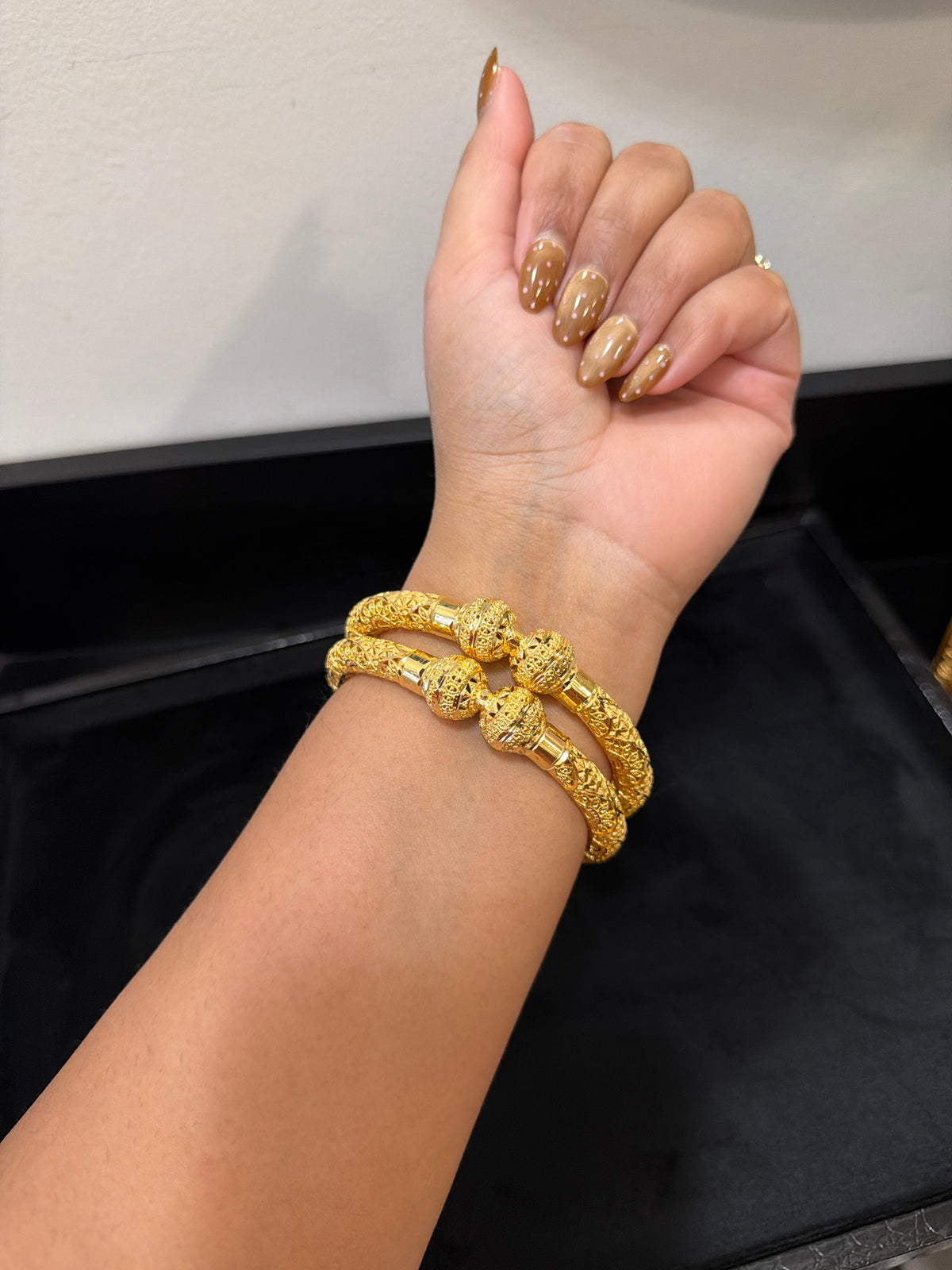 Japleen Gold Forming Bangles