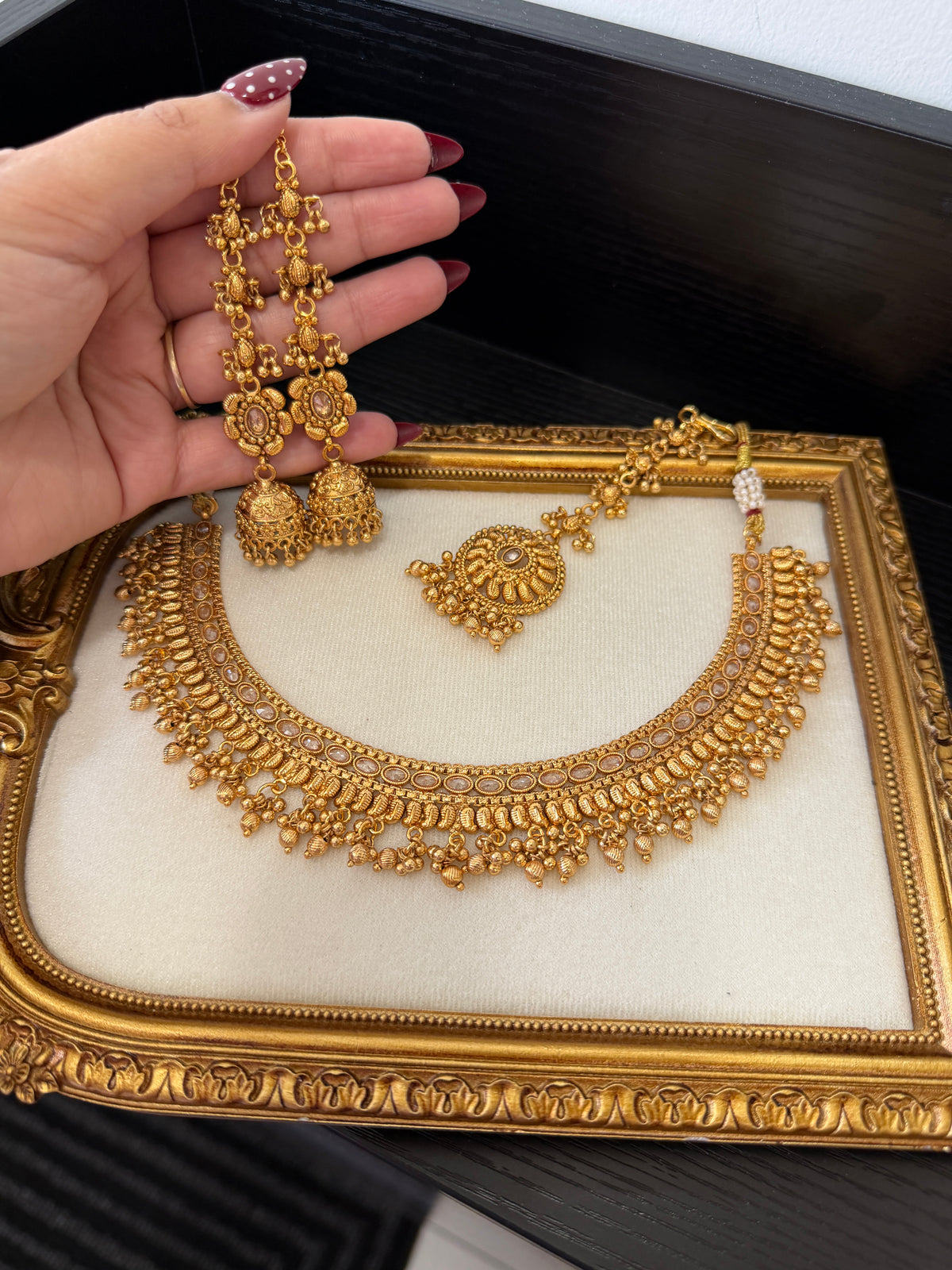 Ratinder Antique Plated Set