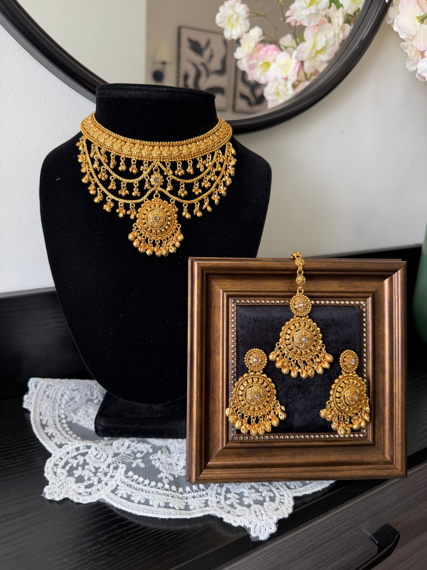 Arzoo Micro Gold Plated Set