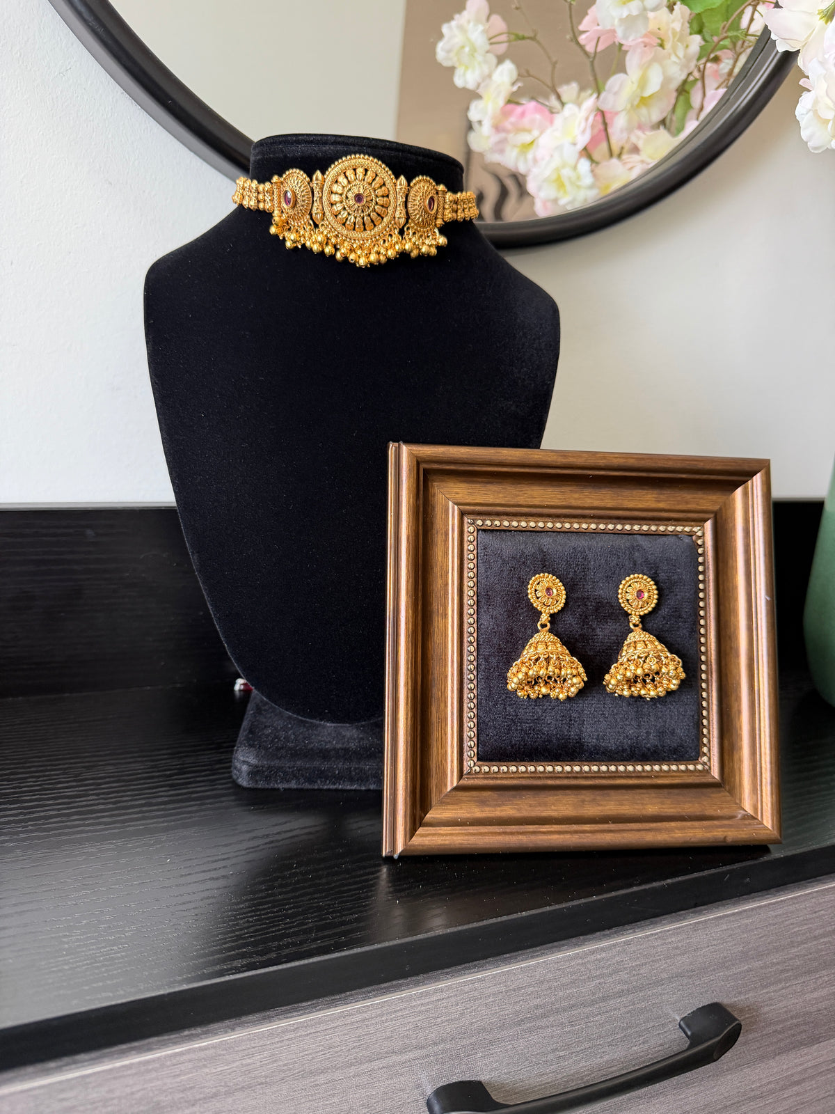 Tamanjot Micro Gold Plated Set (Ruby)