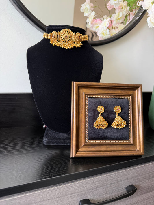 Tamanjot Micro Gold Plated Set (Ruby)