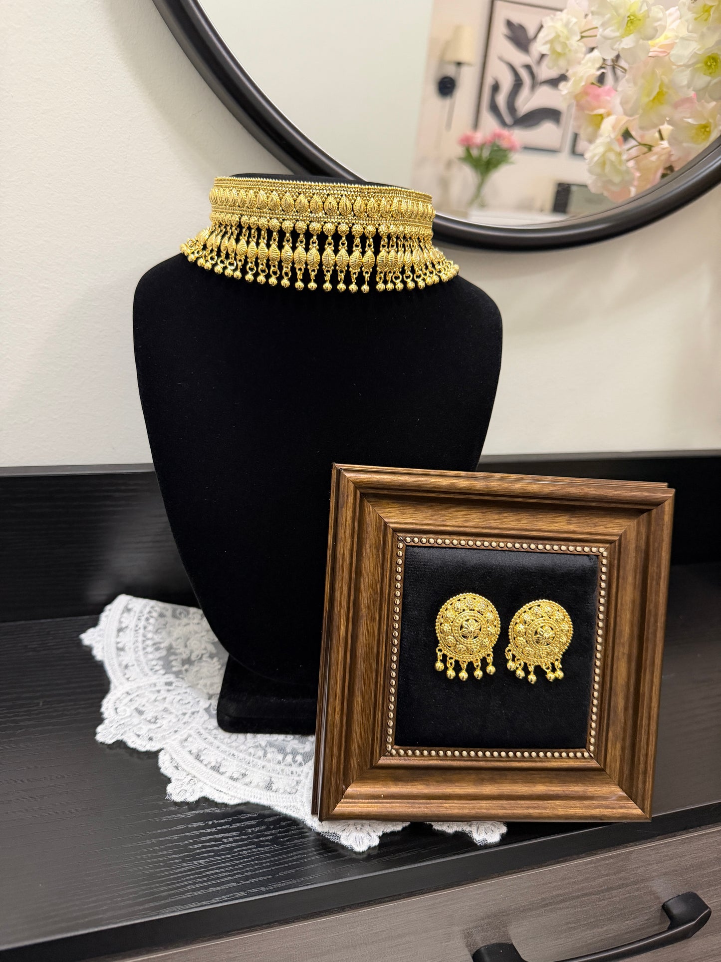 Heema Handcrafted Custom Made Gold Plated Set