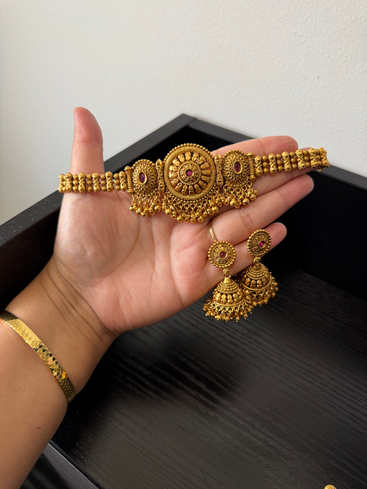 Tamanjot Micro Gold Plated Set (Ruby)