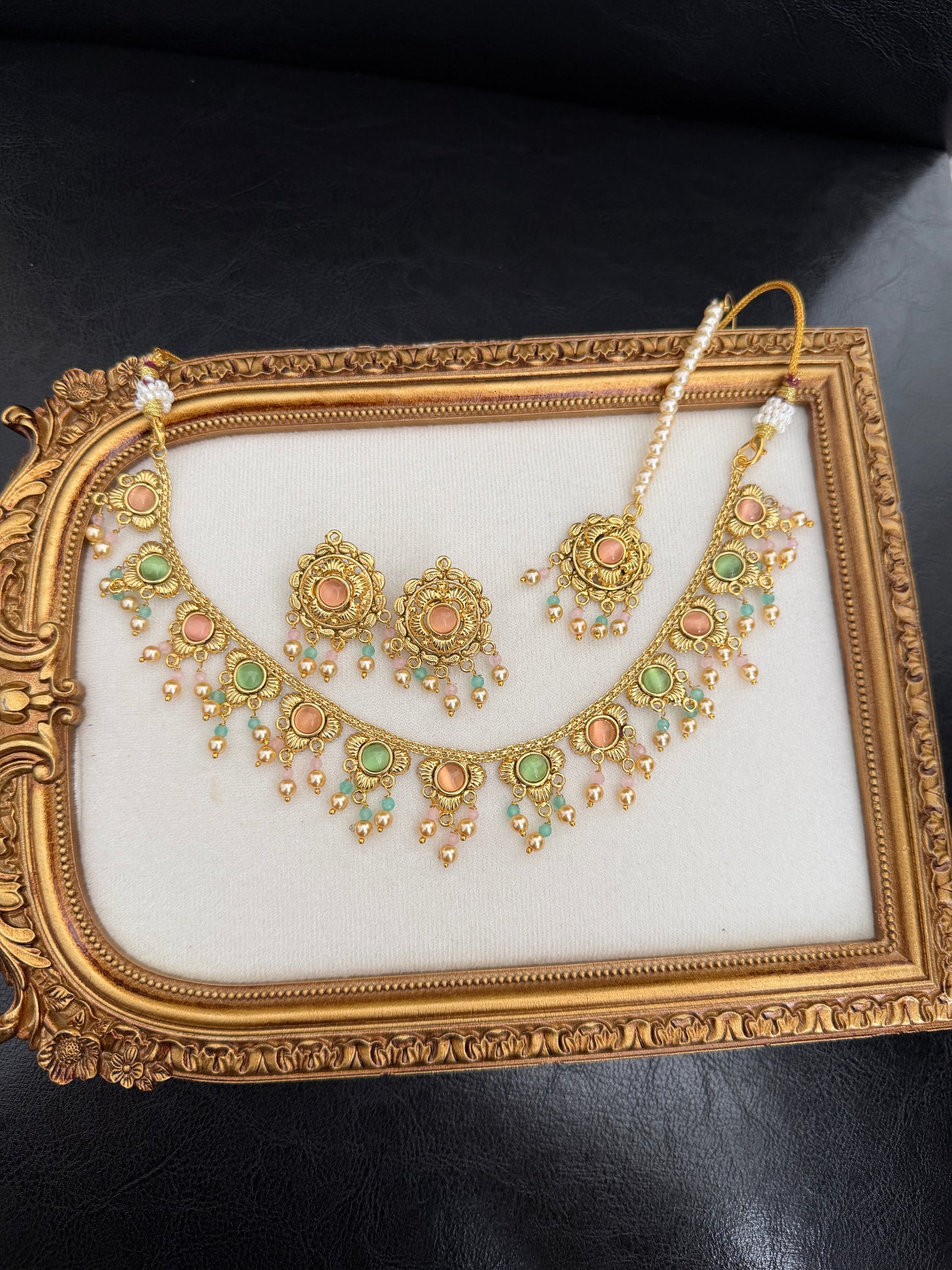 Arzoe Punjabi Traditional Look Set (Pastel Multi)