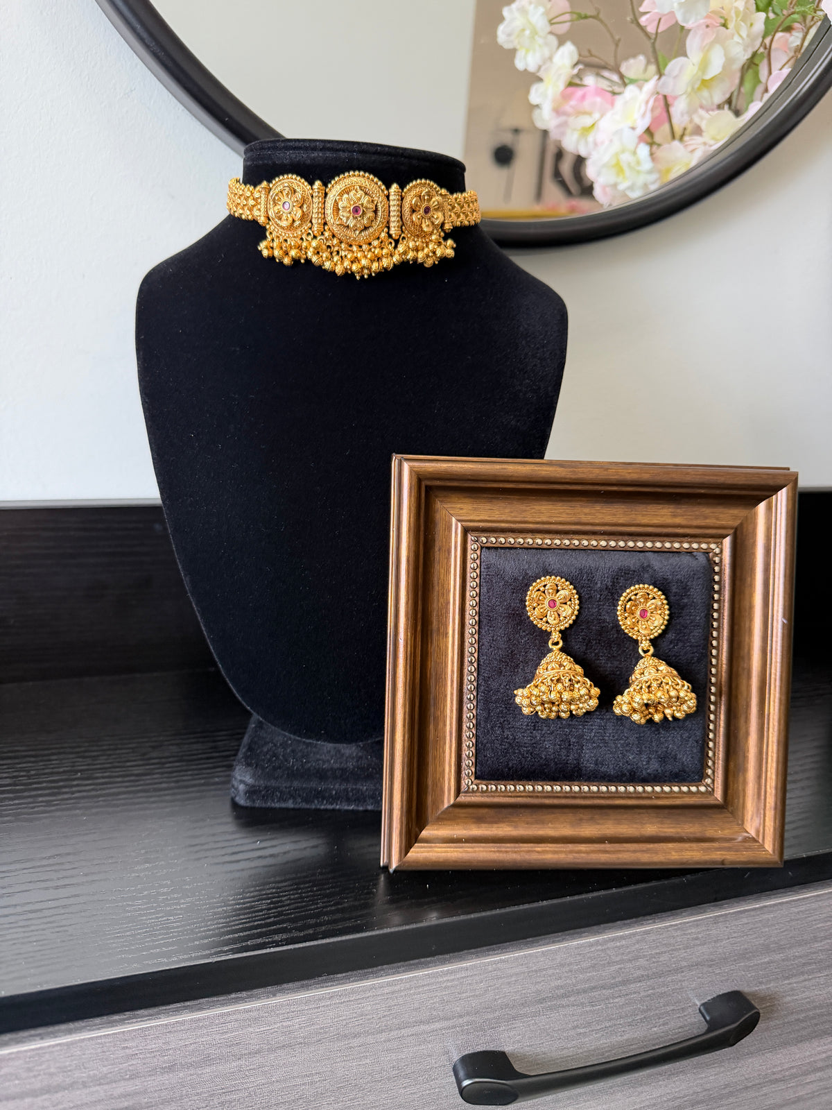 Upinder Micro Gold Plated Set (Ruby)