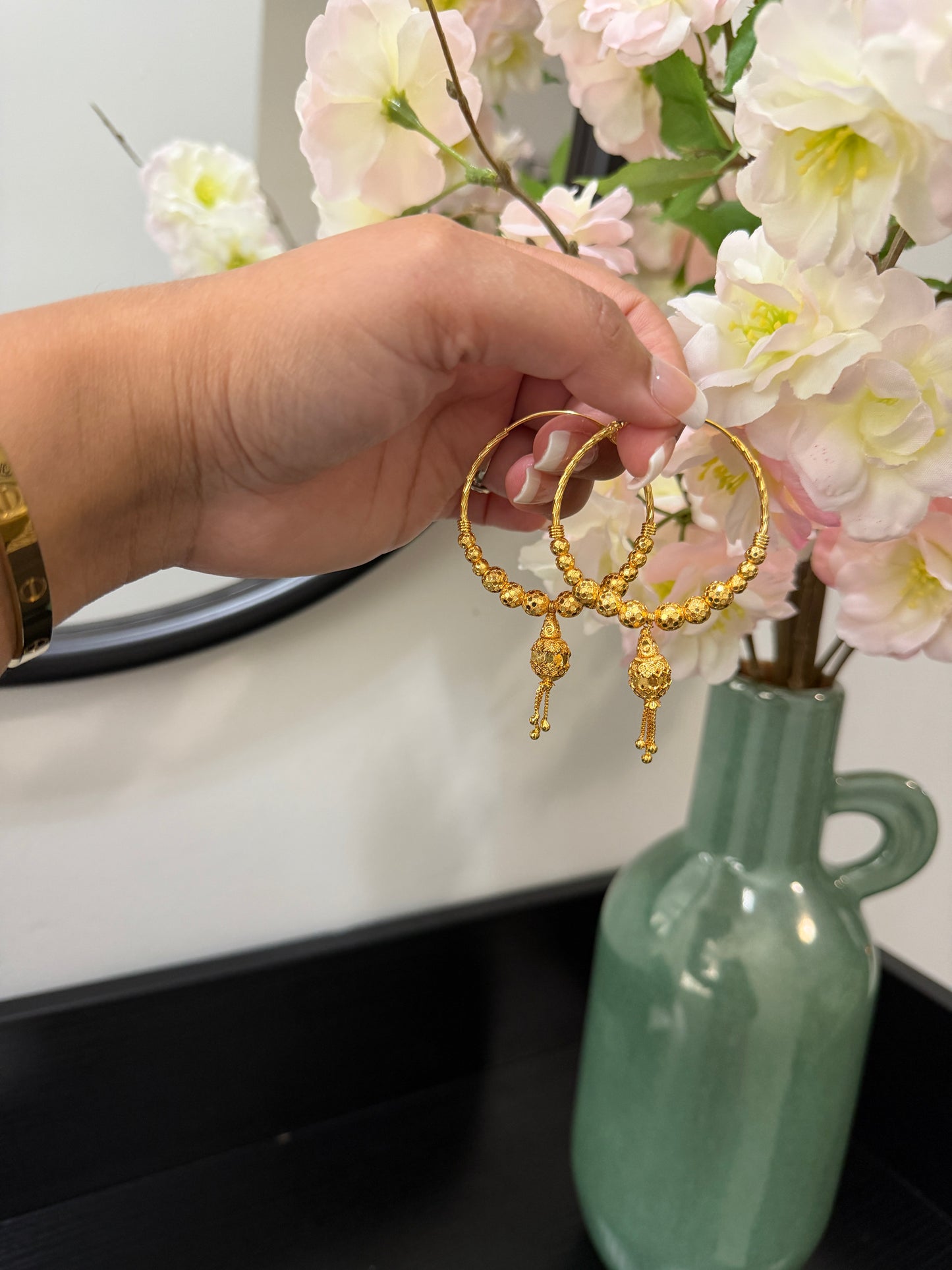 Harnoor Gold Look Earrings
