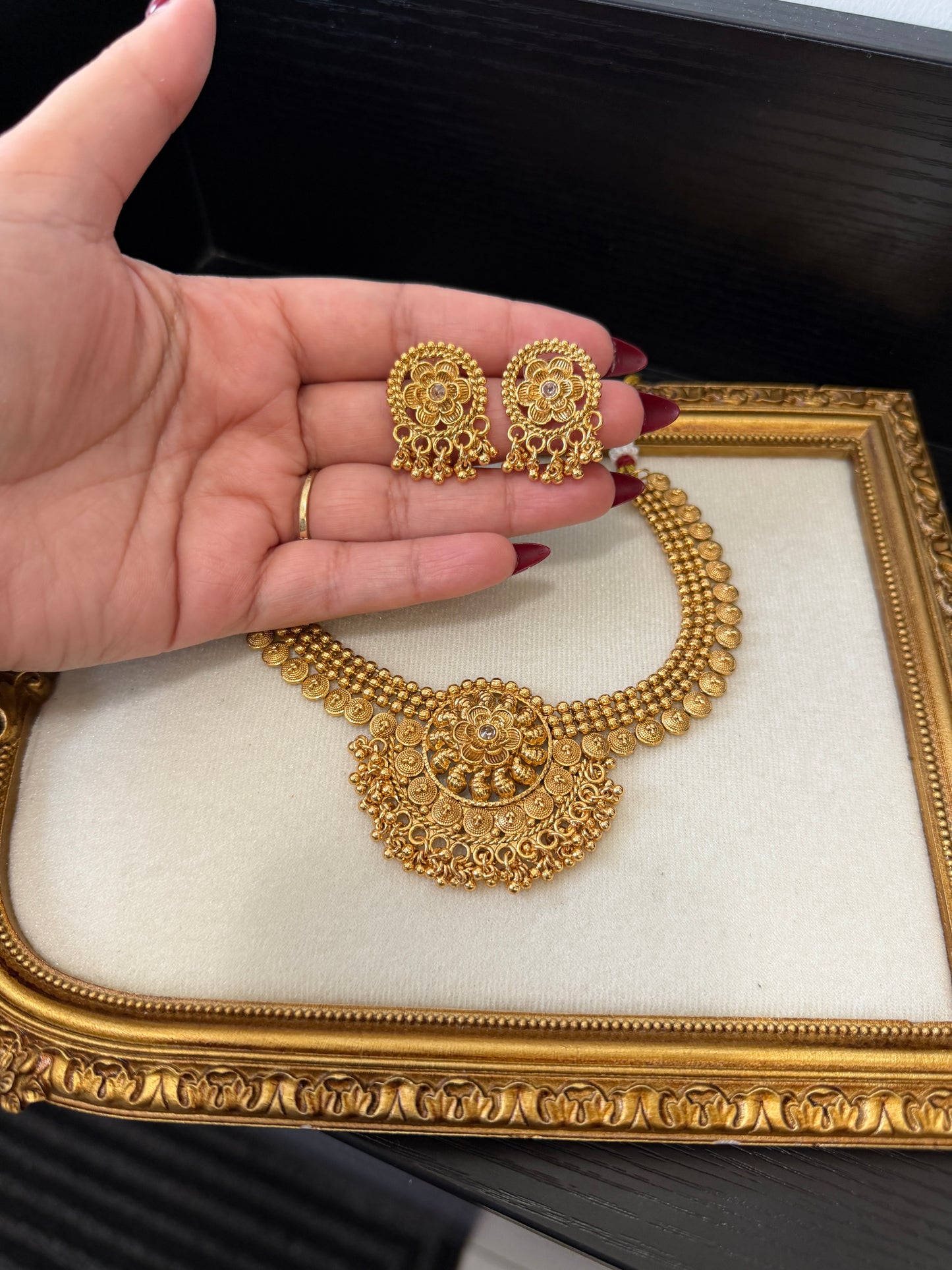 Manjeet Antique Plated Set