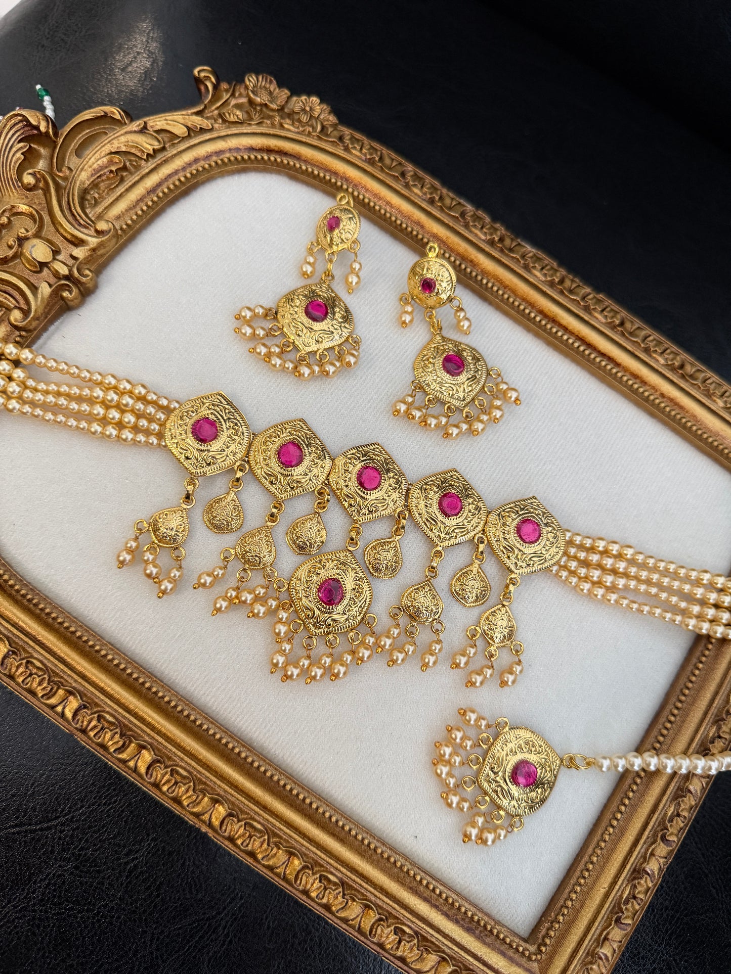 Harkiran Punjabi Traditional Look Set (Gold)