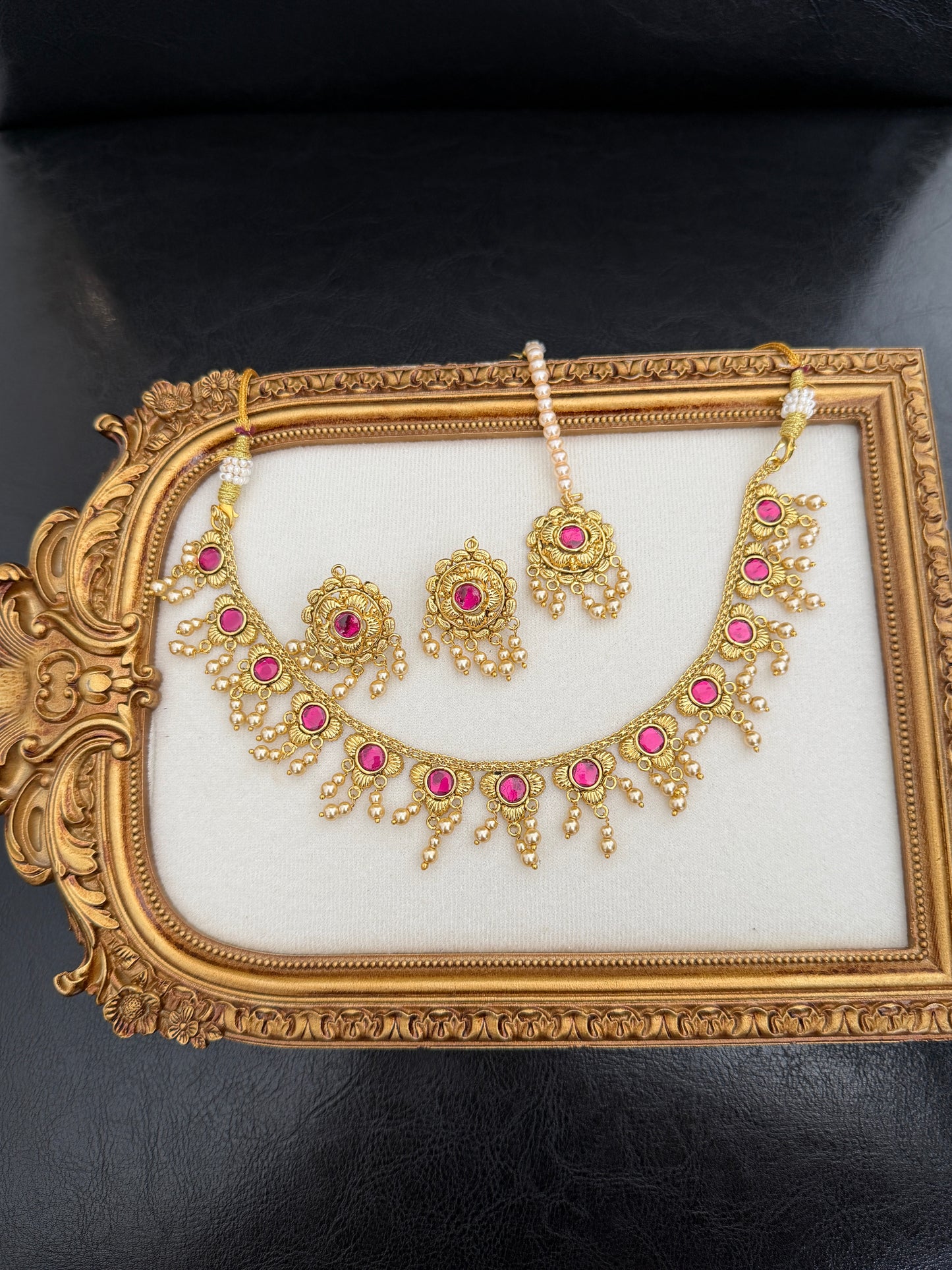 Arzoe Punjabi Traditional Look Set (Ruby)
