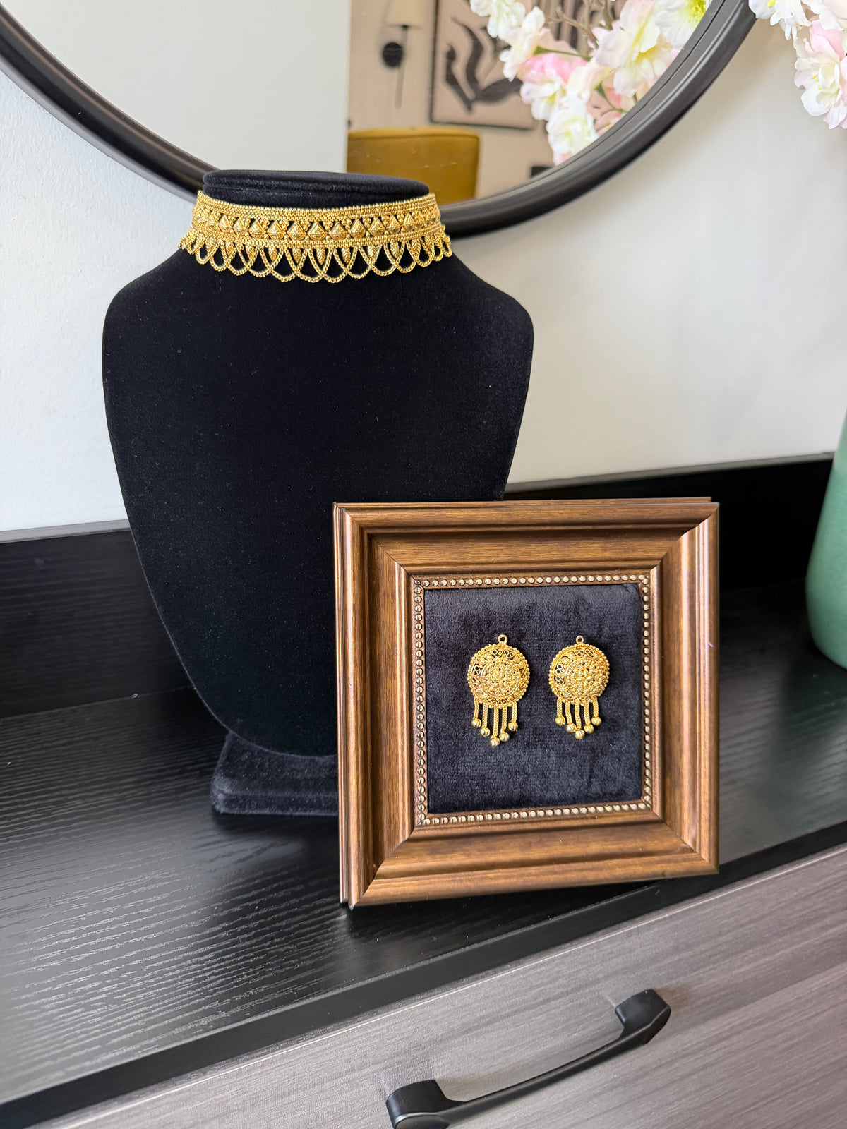 Zana Handcrafted Gold Plated Set