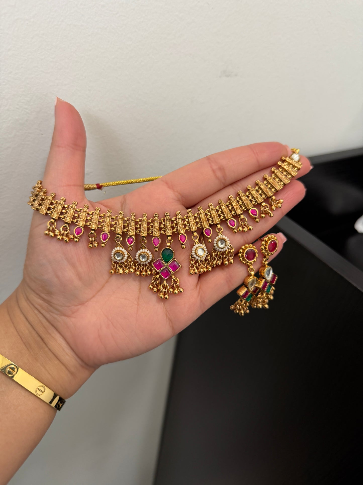 Zaara Pachi Kundan Heritage Set
