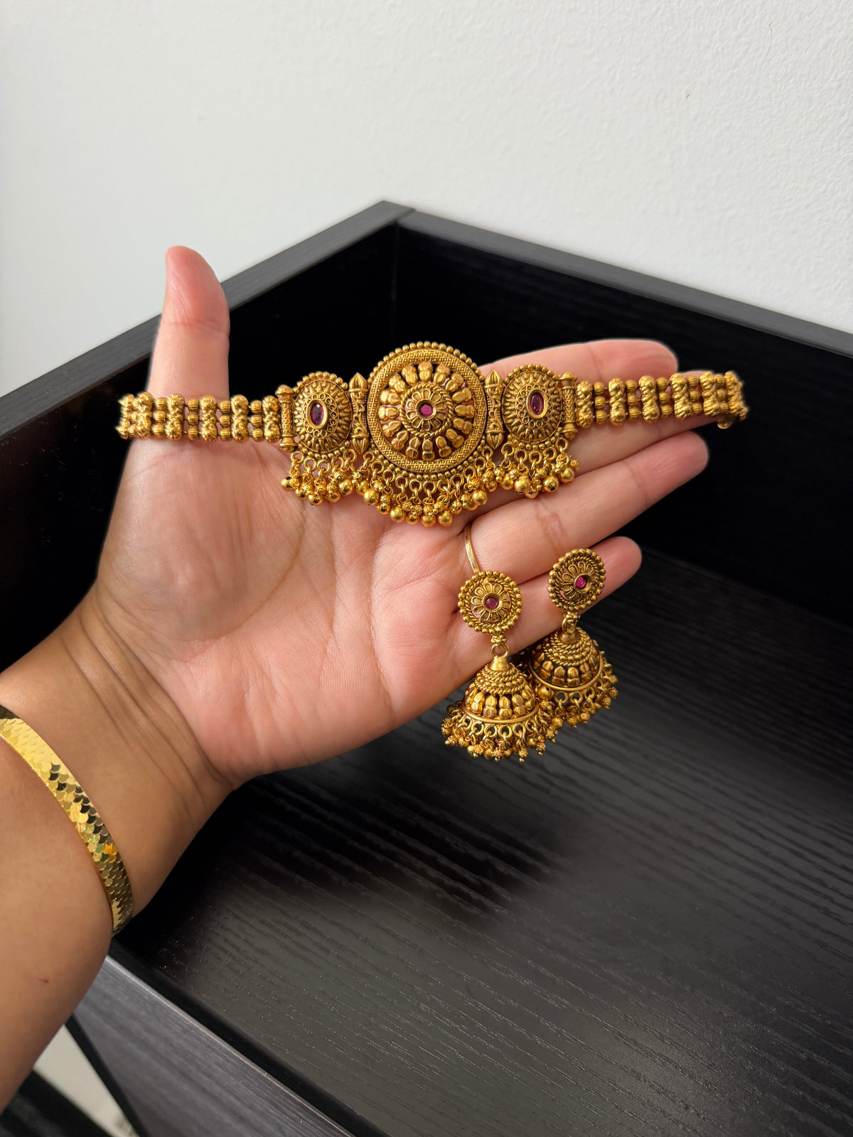 Tamanjot Micro Gold Plated Set (Ruby)