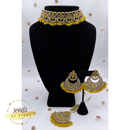 Gurman Polki Set (Yellow)