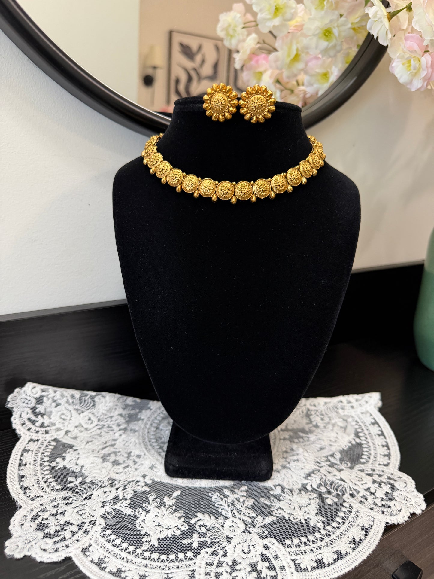 Harmeet Micro Gold Plated Set