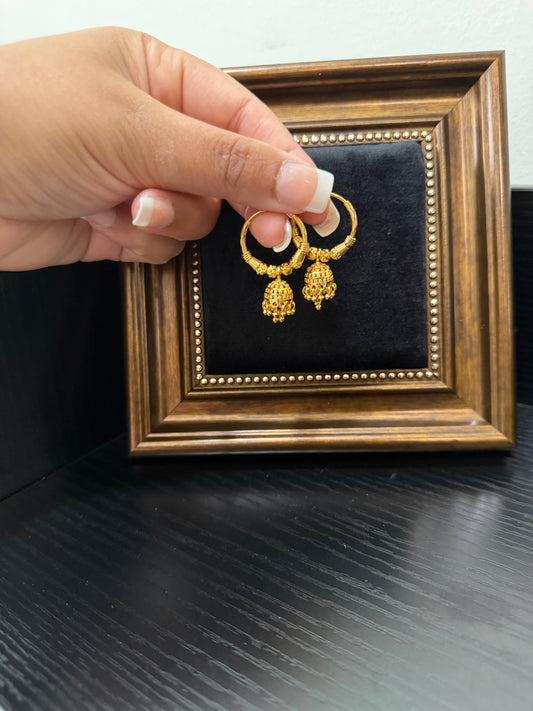 Reman Gold Look Earrings