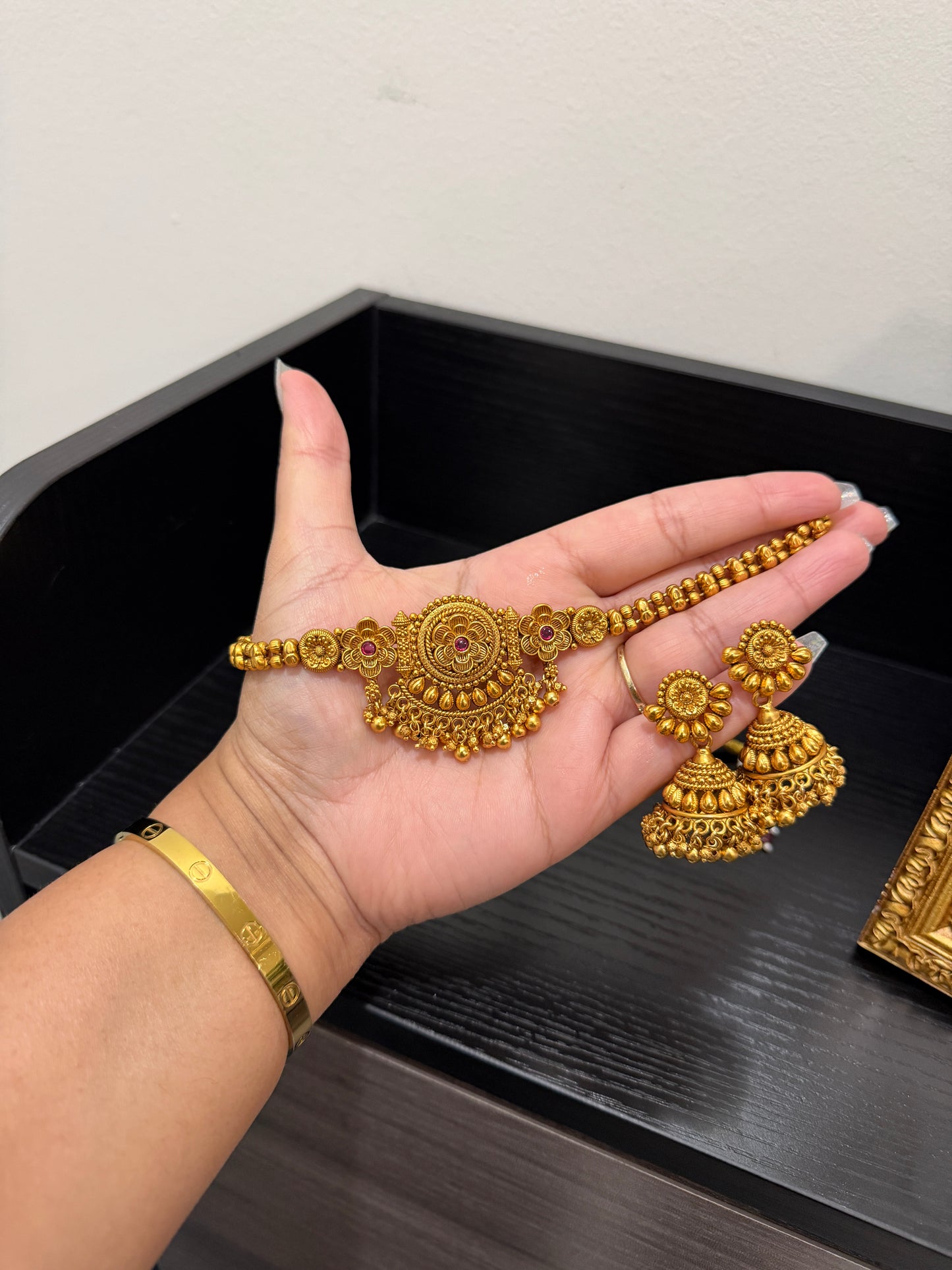 Mankiran Micro Gold Plated Set (Ruby)