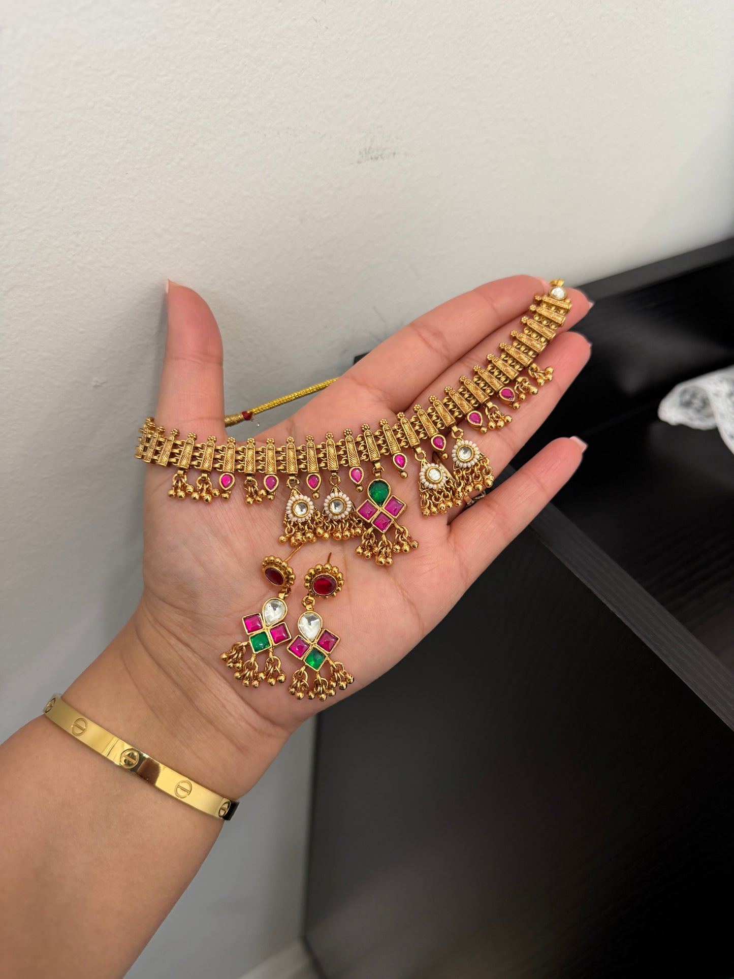 Zaara Pachi Kundan Heritage Set