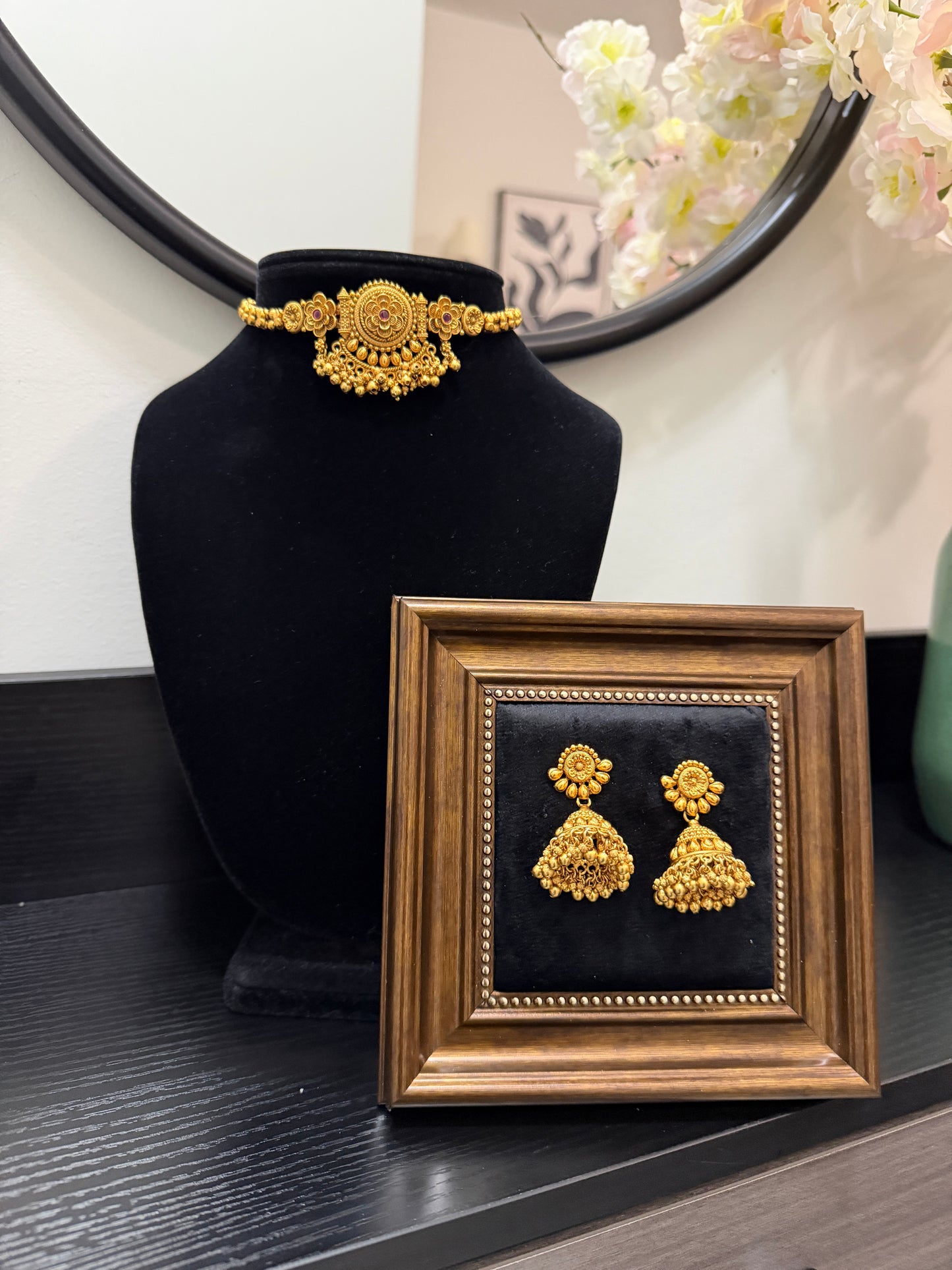 Mankiran Micro Gold Plated Set (Ruby)