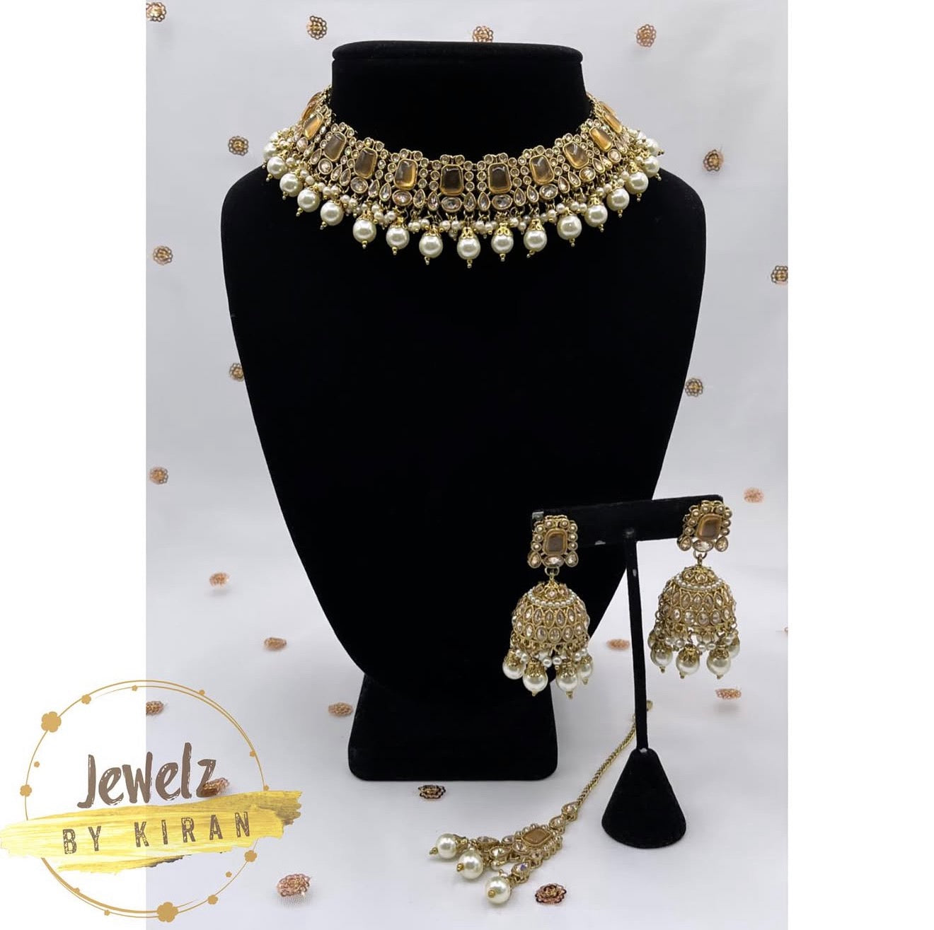 Meenu Polki Set (Gold)