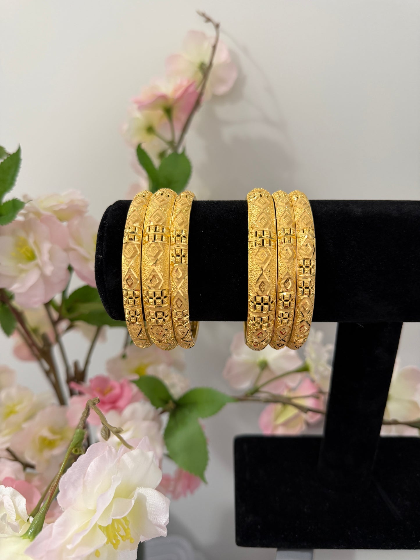 Manya Gold Forming Bangles (Set of 6)