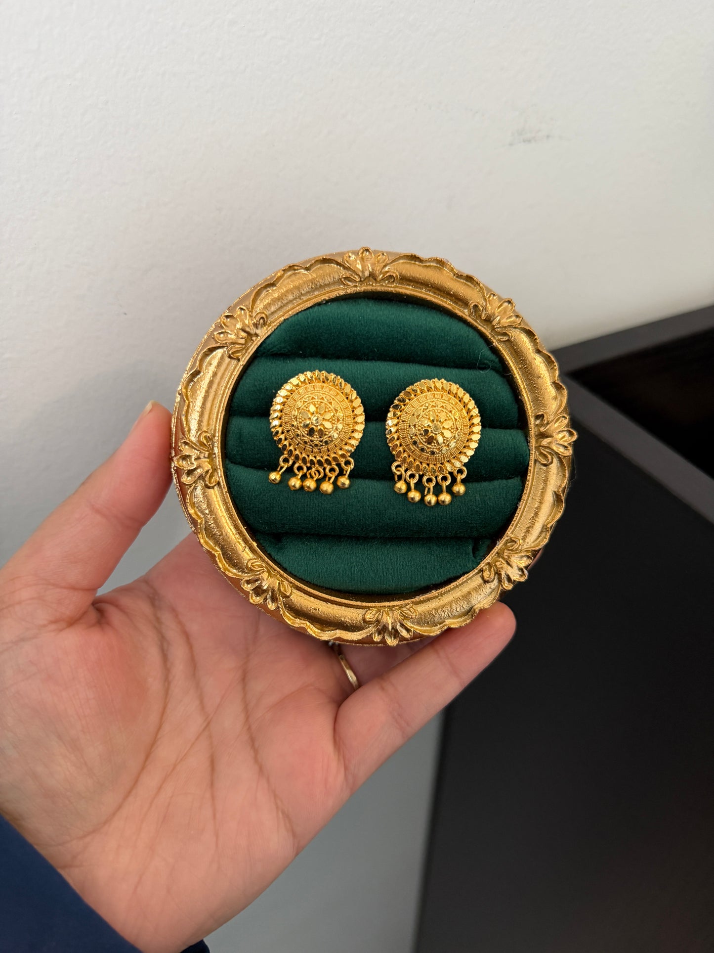 Nirjot Gold Look Alike Studs