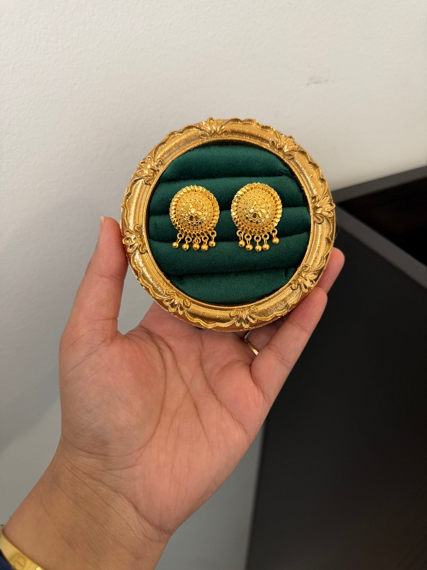Nirjot Gold Look Alike Studs