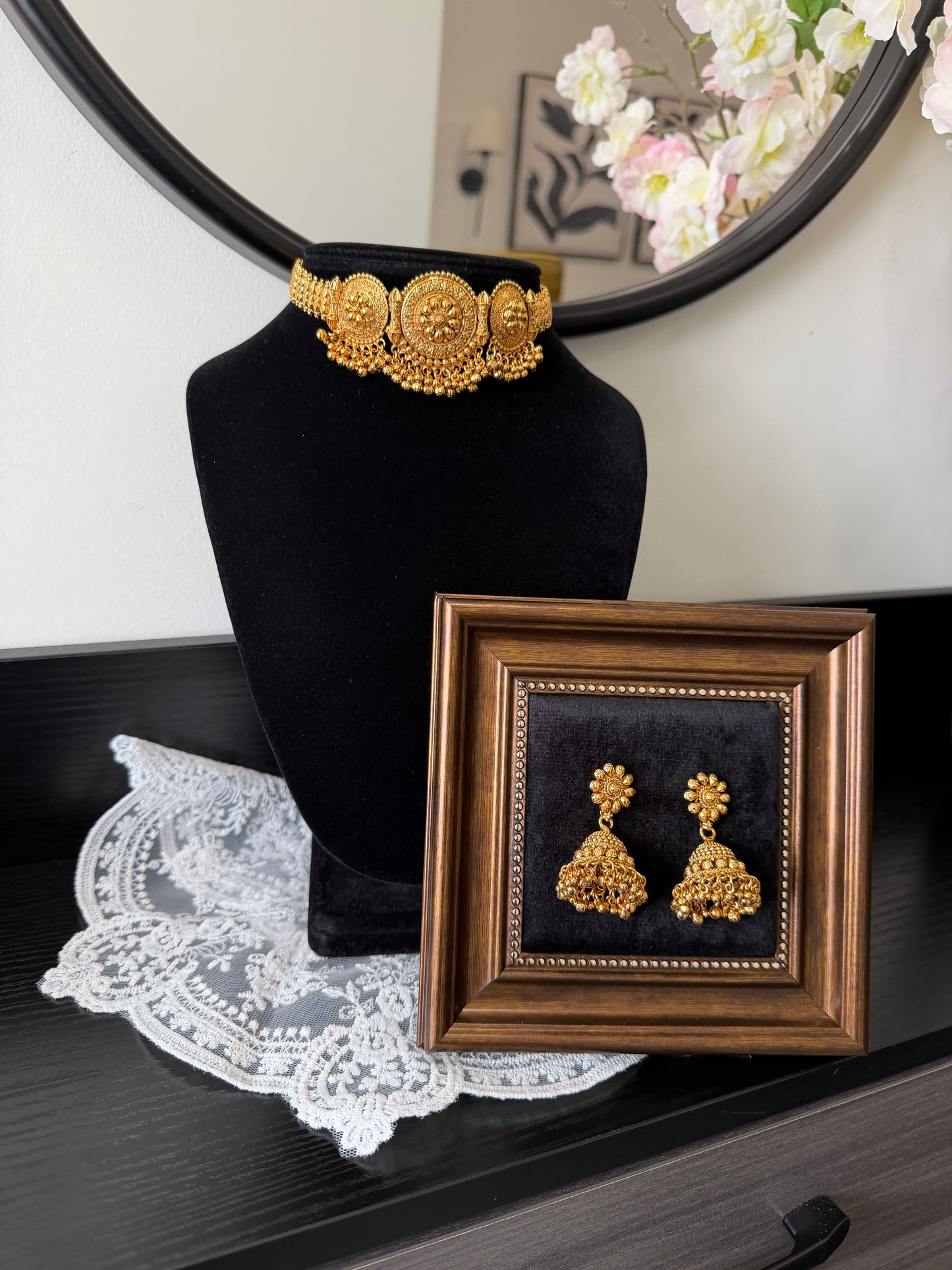 Hasnoor Micro Gold Plated Set
