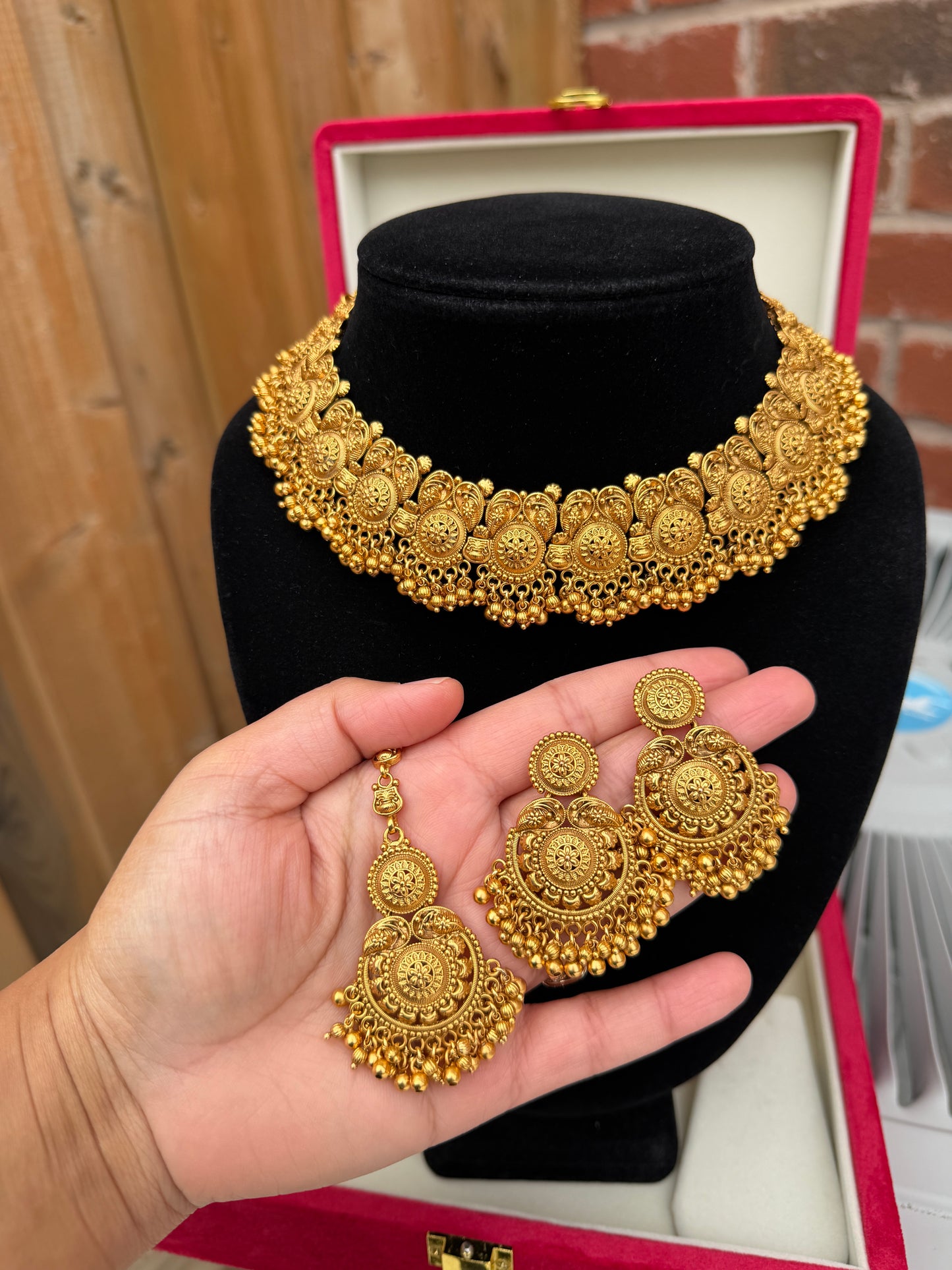 Iram Gold Plated Necklace Set