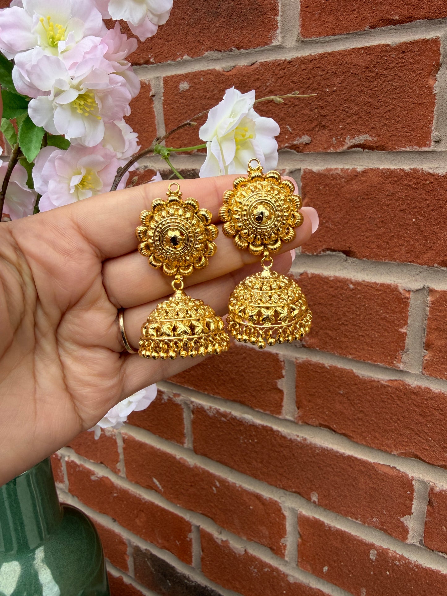 Kaman Handcrafted Custom Made Gold Plated Necklace Set