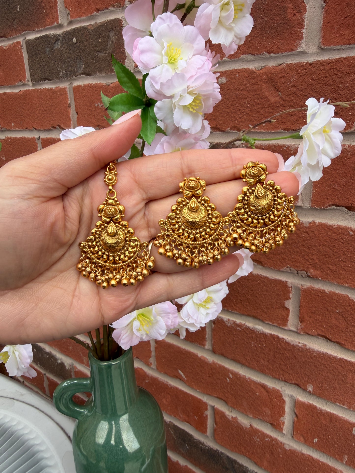 Elahi Gold Plated Necklace Set