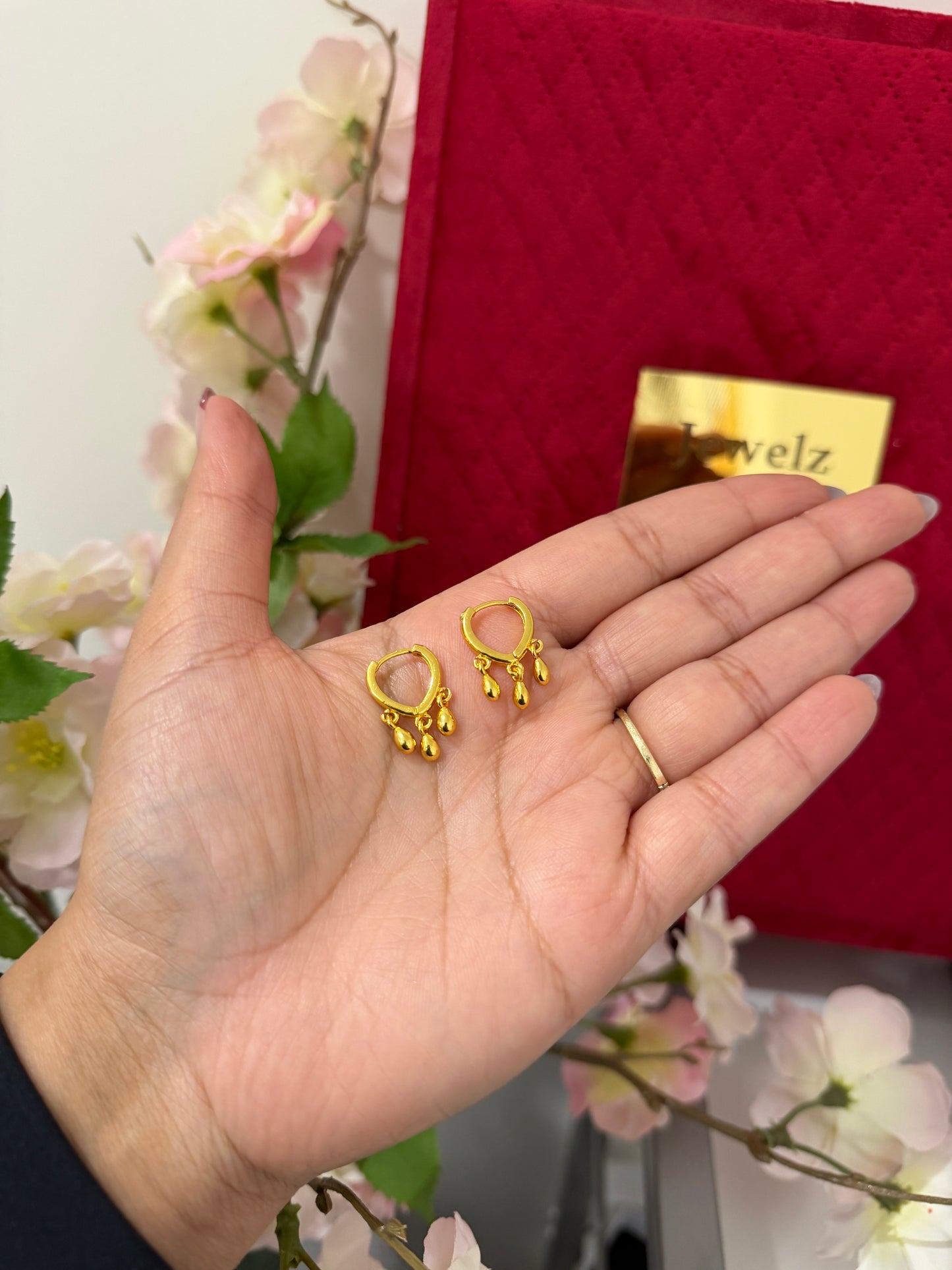 Nimani Gold Plated Hoops