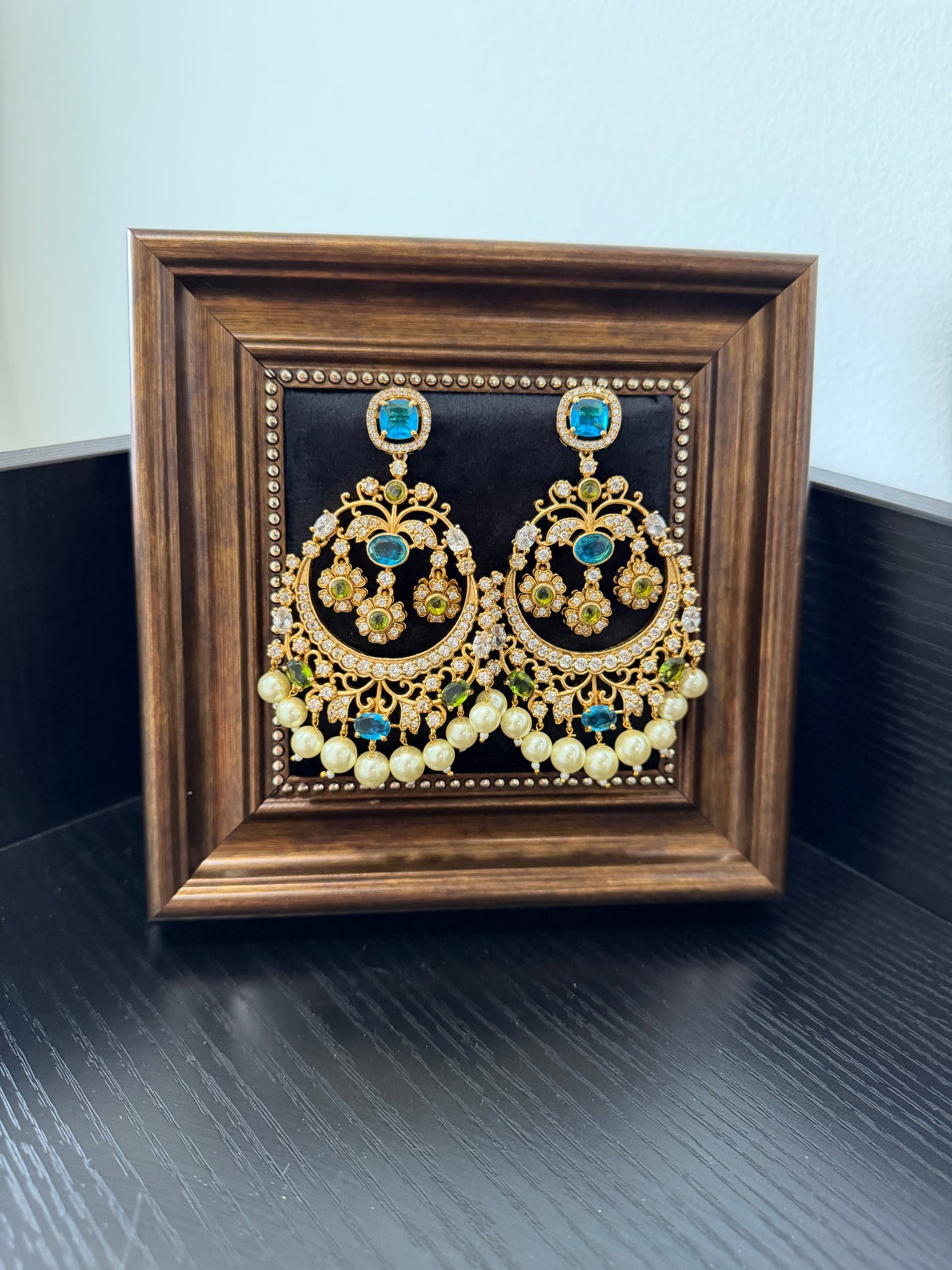 Janvi Moissanite Kundan Earrings