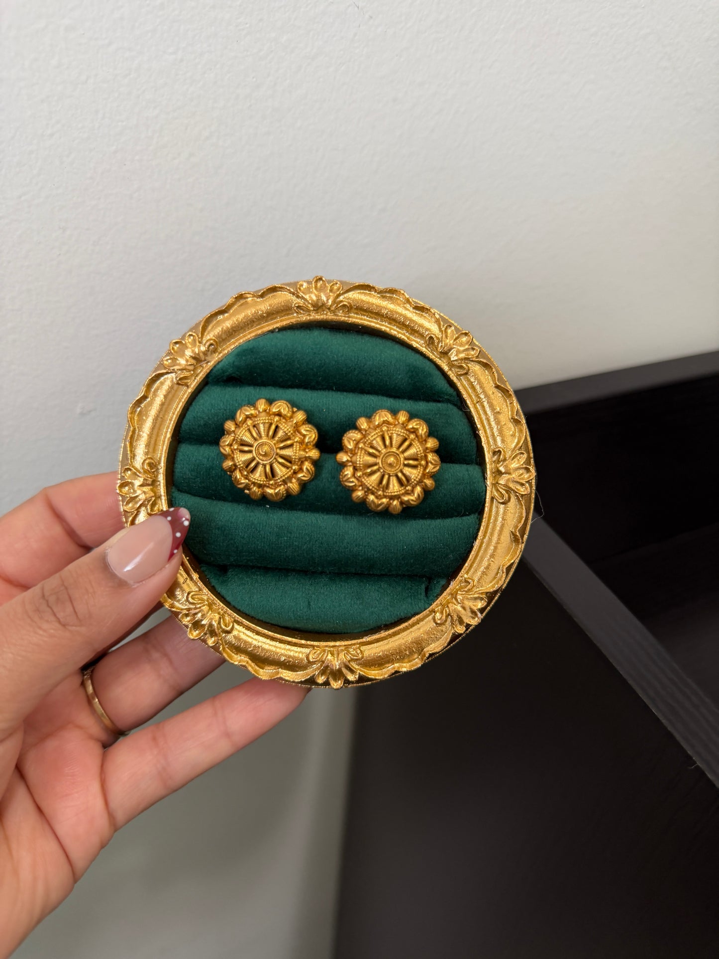 Saira Micro Gold Plated Studs