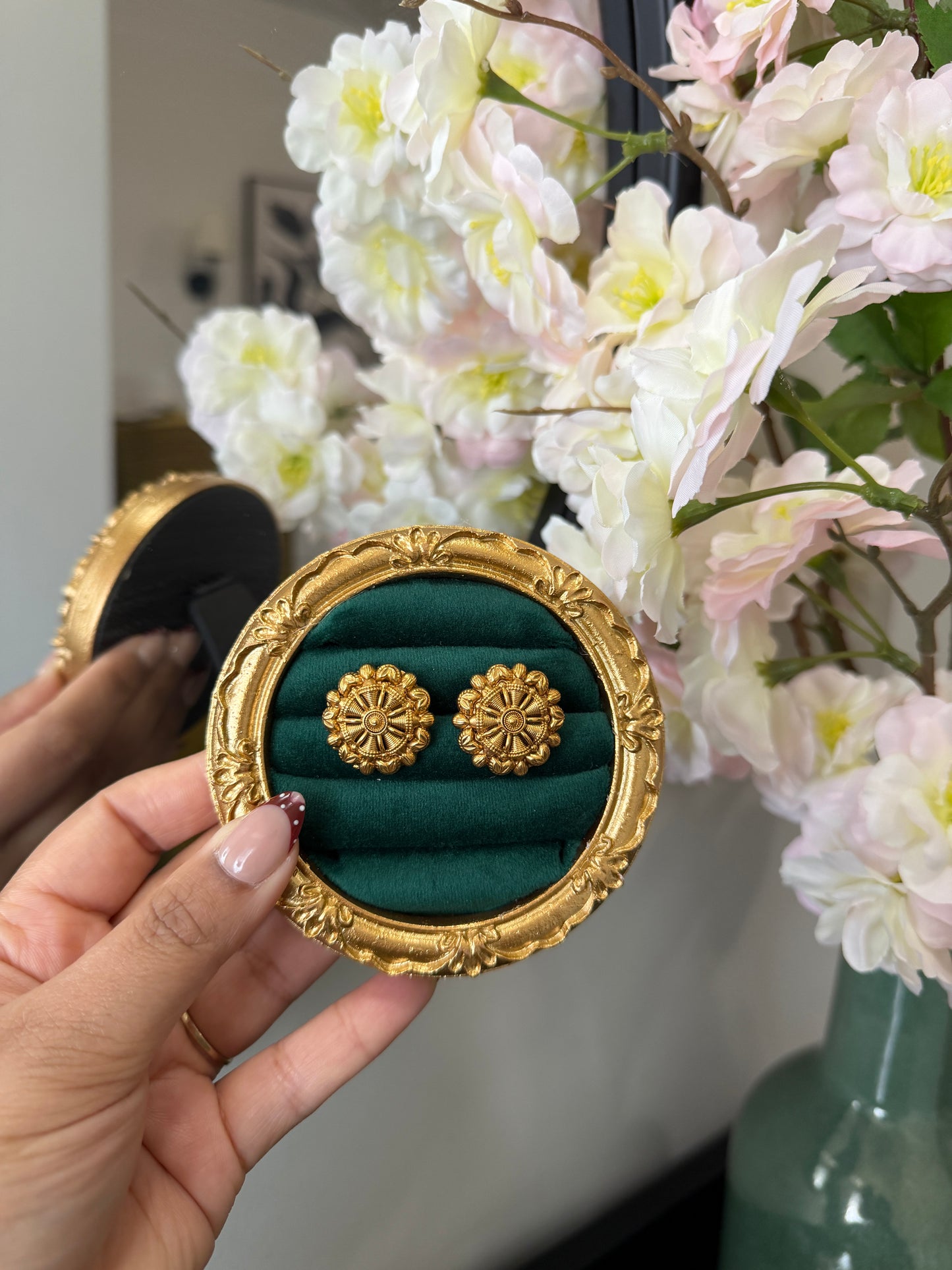 Saira Micro Gold Plated Studs