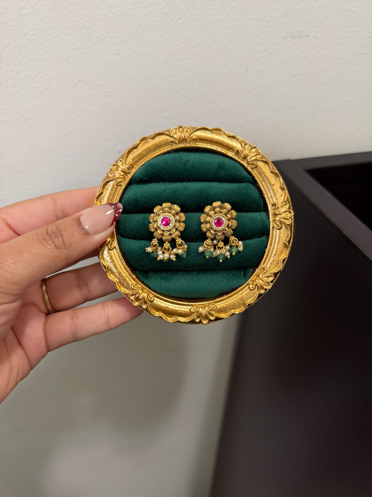 Dina Kundan Heritage Studs